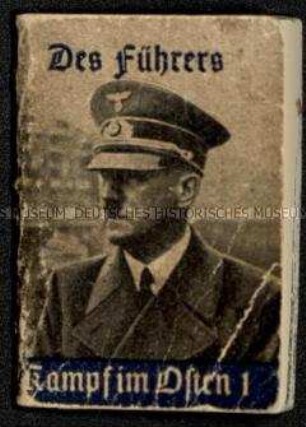 Nationalsozialistisches Miniaturbuch als Bildband über den Ostfeldzug