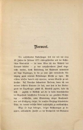 Kolonielfragen : Von O[tto] Livonius