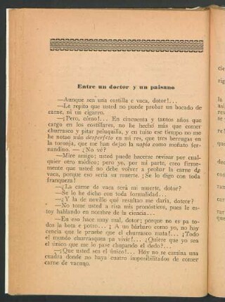 Entre un doctor y un paisano