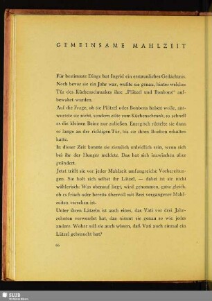 Gemeinsame Mahlzeit