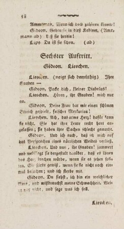 Sechster Auftritt