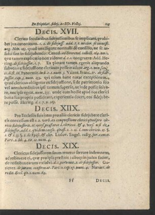 Decis. XIIX.