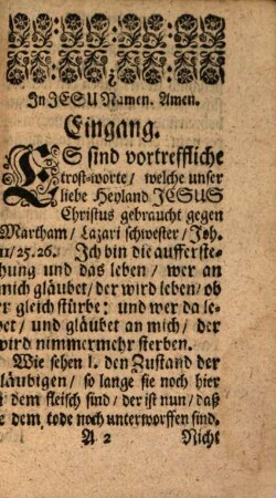 Der Kinder Gottes seliger Todt : Auff das Fest d. Reinigung Mariae 1689. Aus d. ordentlichen Evangelio Luc. II, 22-32 ... betrachtet ...