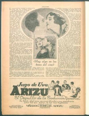 ¿Hay algo en los besos del cine?
