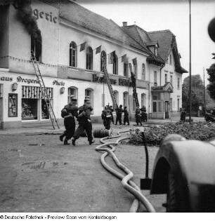 Feuerwehrübung Bühlau, Kurhaus