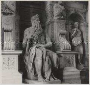 Rom, Kirche St. Peter in den Ketten, Michelangelos Grabmal für Papst Julius II., Moses