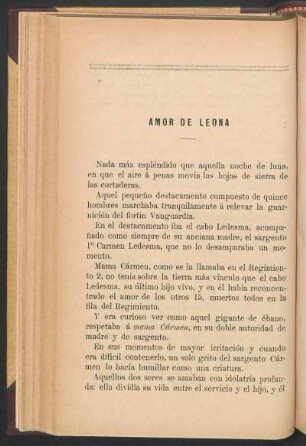 Amor de leona