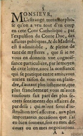 La disgrace du Conte d'Olivarez