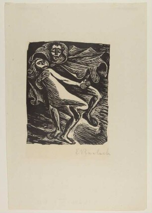 Walpurgisnacht. Faust tanzt mit der jungen Hexe