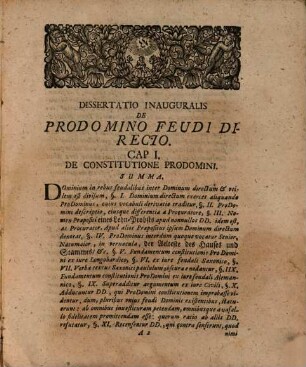 Dissertatio Inavgvralis Ivridica De Prodomino Fevdi Directo