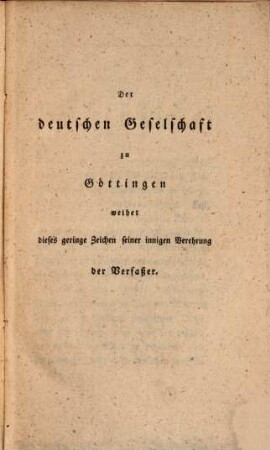 Beyträge zur Sprachwissenschaft, 1,1. (1812)