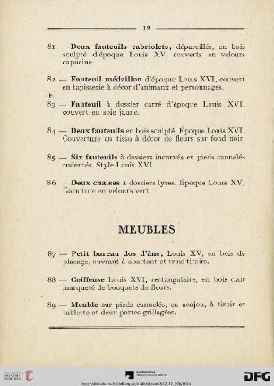 12-15 4 Meubles (Nr. 87-110)