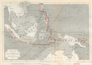 Physical map of the Malay Archipelago