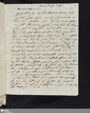 Nr. 35: F. Tieck an Sophie Bernhardi. Weimar, [1801?]