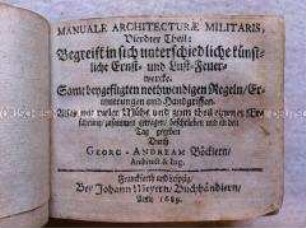 Handbuch zur militärischen und zivilen Feuerwerk
