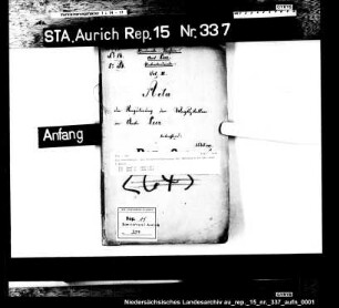Die Besoldungs- und Dienstverhältnisse der Amtsvögte im Amt Leer