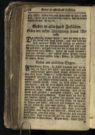 Gebet in allerhand Zufaellen