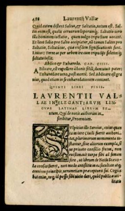 Laurentii Vallae In Elegantiarum Linguae Latinae Librum Sextum ...