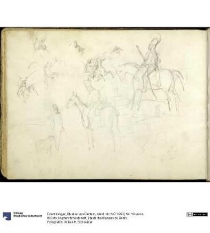 Studien von Reitern