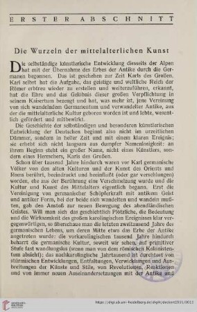 Die Wurzeln der mittelalterlichen Kunst