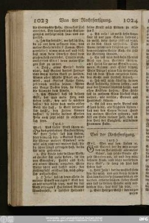 Von der Rechtfertigung.