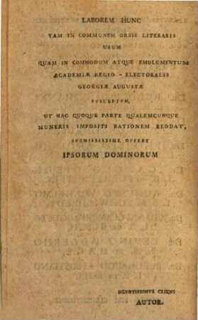 Conspectus Historiæ Medicorum Chronologicus : In Usum Praelectionum Academicarum
