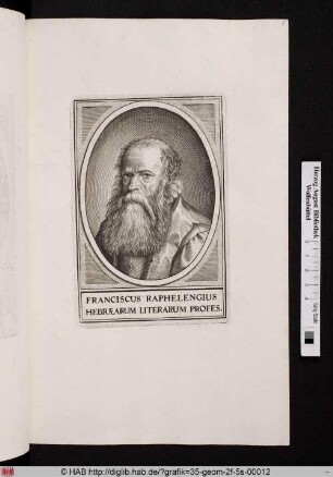 Franciscus Raphelengius.