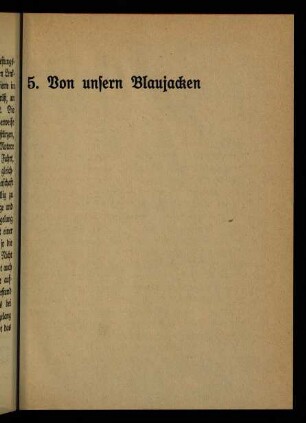 249-270, 5. Von unsern Blaujacken