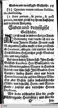 Sieben und dreyssigste Geschicht