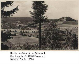 Reichelsheim im Odenwald, Panorama mit Reichenberg