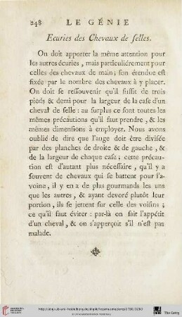 Ecuries des Chevaux de selles