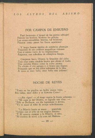 Por campos de ensueño
