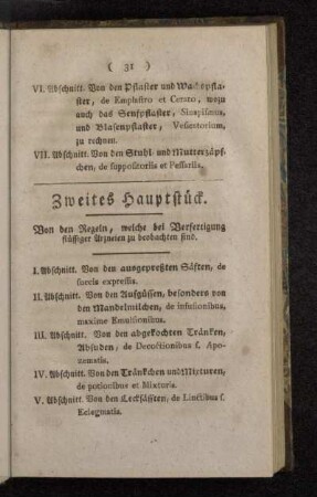 Zweites Hauptstück.