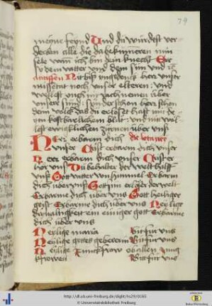 [79r - 84r] Allerheiligenlitanei.