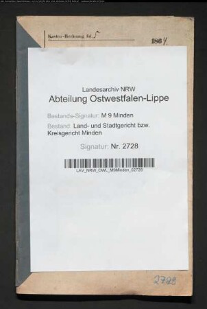 Erblasser: Voss, Christian Ludwig: