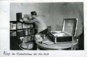 Zimmer im Studentenwohnheim der Universität Halle