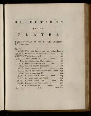 Directions for the Plates.