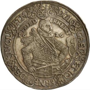 „Eintrachtstaler“ der Brüder Johann Casimir von Sachsen-Coburg und Johann Ernst von Sachsen-Eisenach, 1626