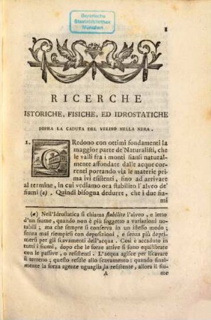 Ricerche istoriche ... sopra la caduta del Vellino nella Nera