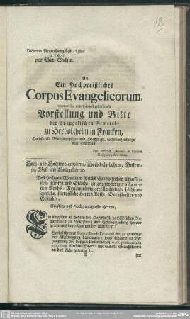 [Corpus Evangelicorum]