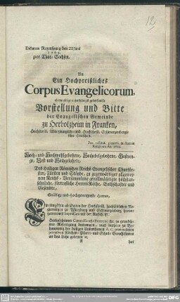 [Corpus Evangelicorum]