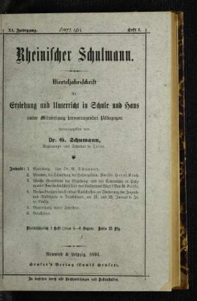11: Rheinischer Schulmann - 11.1893