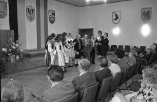 Feierstunde des Kreisverbands Karlsruhe vom Bund der Vertriebenen BdV zum "Tag der Heimat" in der Stadthalle