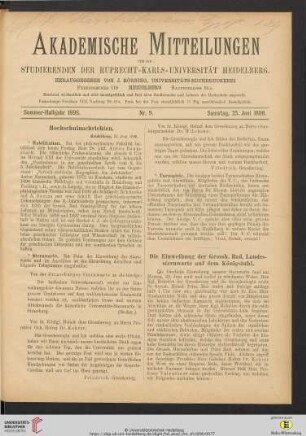 Nr. 9 (25. Juni 1898)