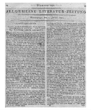 Galanti, Giuseppe M[aria]: Nuova descrizione storica e geografica delle Sicilie. - Napoli : Gabinetto Letterario T. 3. - 1789