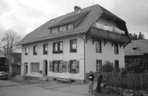 Höchenschwand: Pressefahrt mit der OPD Freiburg, Postamt Außenansicht