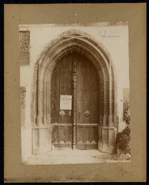 Pfarrkirche Mariä Himmelfahrt, Hallstatt: Portal
