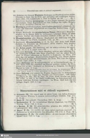 Dissertationes miri et ridiculi argumenti