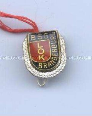 Ehrennadel BSG Lok Brandenburg in Silber