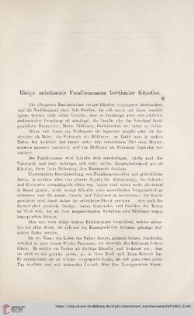 4: Einige unbekannte Familiennamen berühmter Künstler